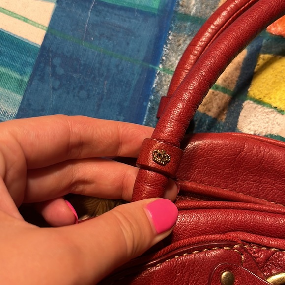 Juicy Couture Red Leather Bag - Picture 3 of 8